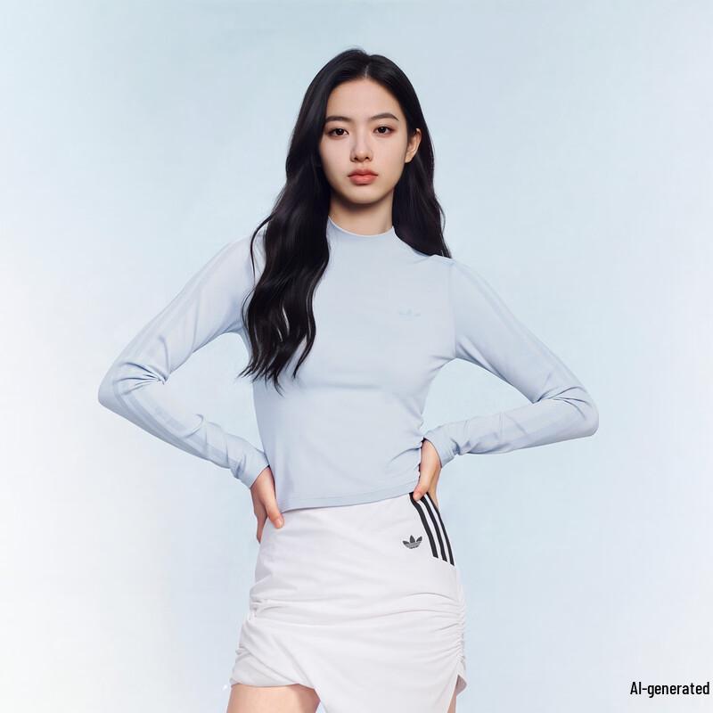 adidas Originals x JENNIE Women's Slim-Fit Long Sleeve Sport T-Shirt