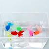 Beach Toys Mini Baby Swimming Fish Tank Decoration Kids Toys Baby Bath Toys Simulation Goldfish