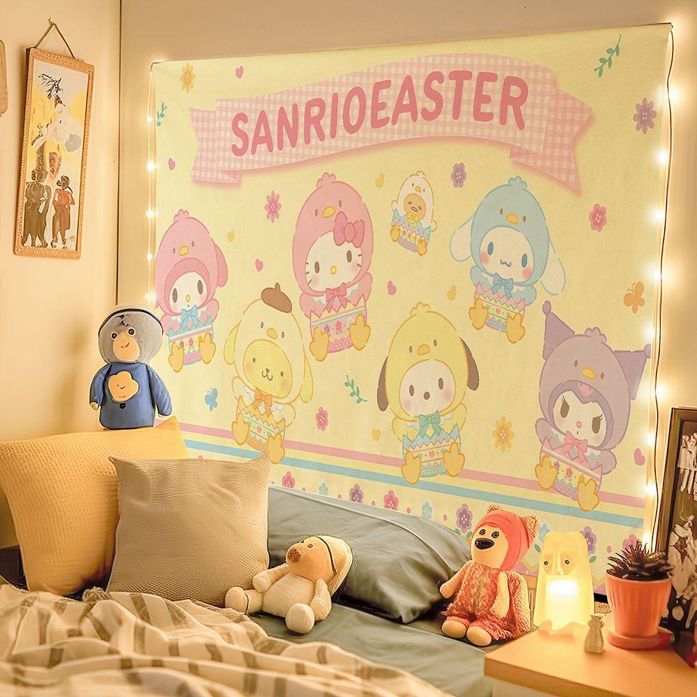 Sanrio Tapestry and My Melody 75x100 чёрный