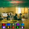 Mini Multicolor LED Plug-In Lamp Remote Kids Room Decor Space Starry Nebula Ceiling Projector for Galaxy Bedroom