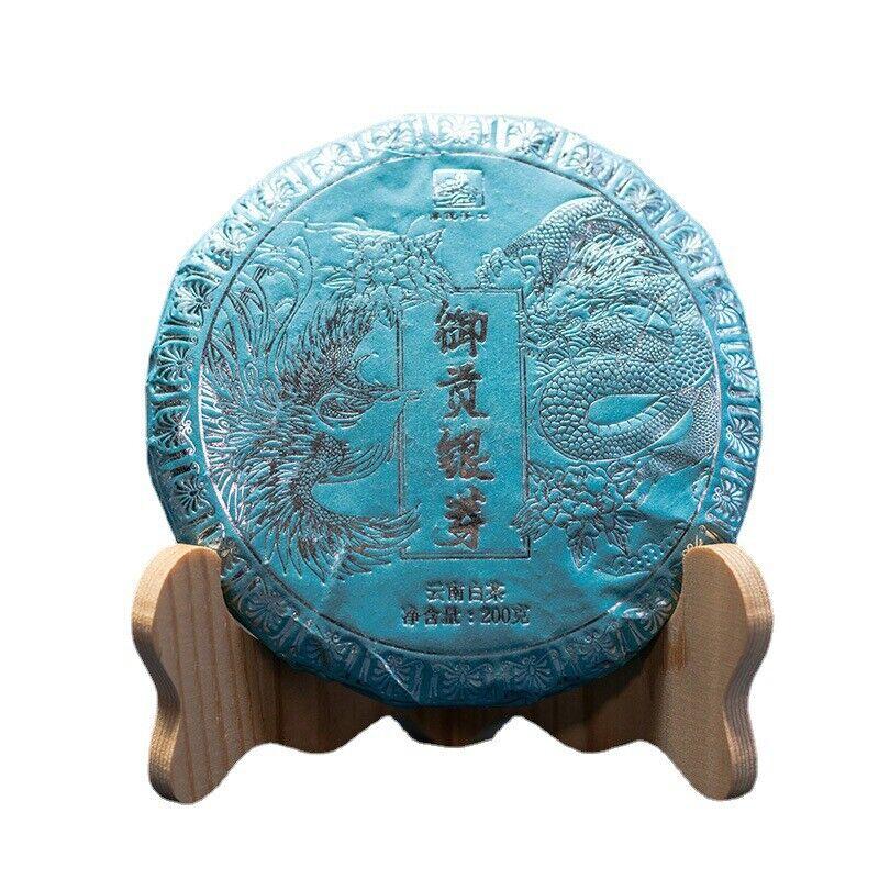 

200г Юньнаньский чайный пирог Белые волосы Серебряная игла ЧайЦзингу Белый бутон Серебряный бутон