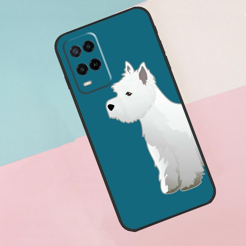 Westie Scottie Scottish Terrier For Oppo A40 A60 A80 A18 A38 A58 A78 A98 A79 A16 A76 A96 A15 A74 A94 A54 A77 A17 Phone Case
