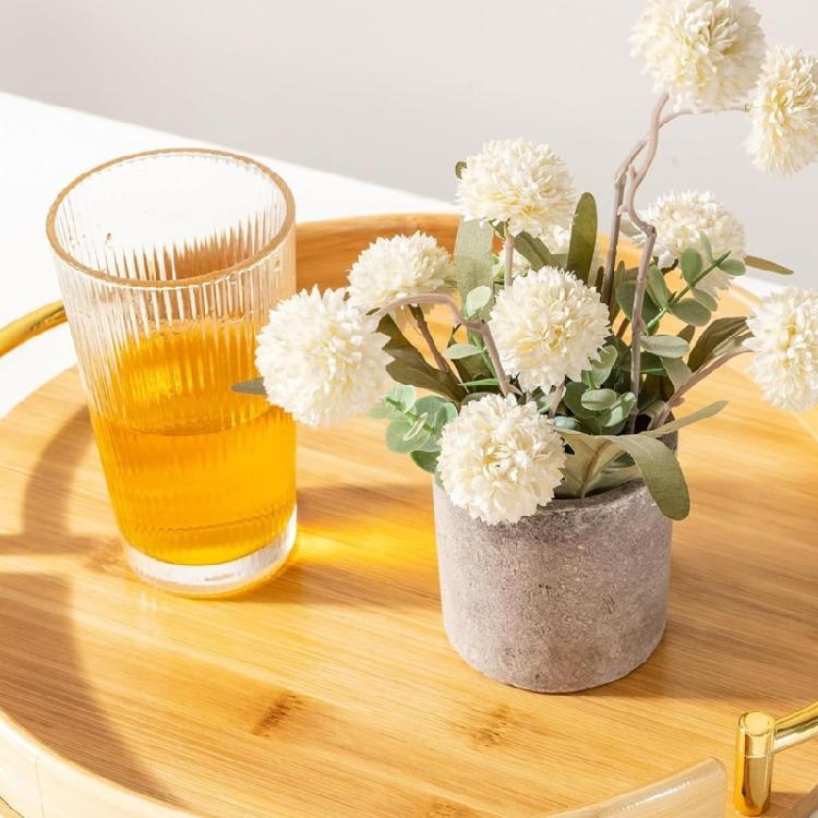 Sturdy Bamboos Snacks Tray Great For Entertaining Guests Home Or Hotel Event