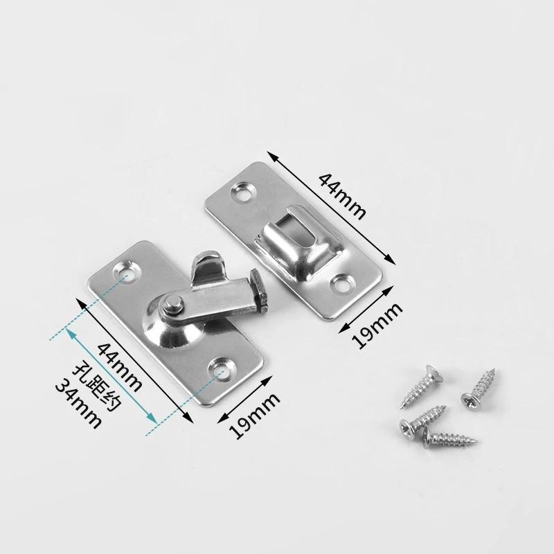 

Дверной замок Прочный дверной замок из нержавеющей стали 304 для долговечной защелки Высокая безопасность Защита дома Устойчив к ржавчине Простая установка 1pcs