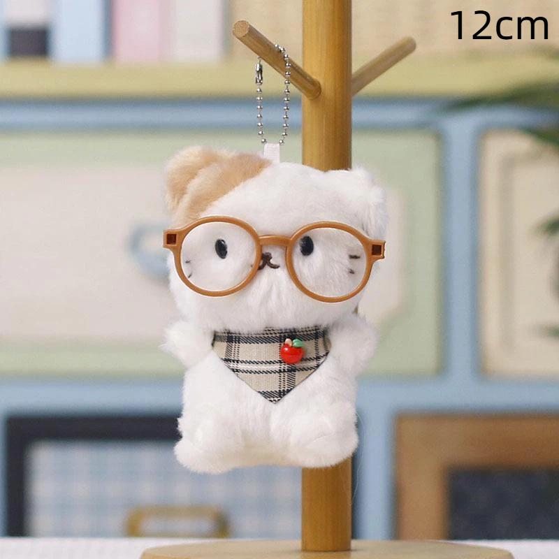 1Pcs Cute Dog Plush Doll Keychain Kawaii Stuffed Puppy Bag Charm Soft Backpack Pendant Keyring Collectible Gift For Girls Women