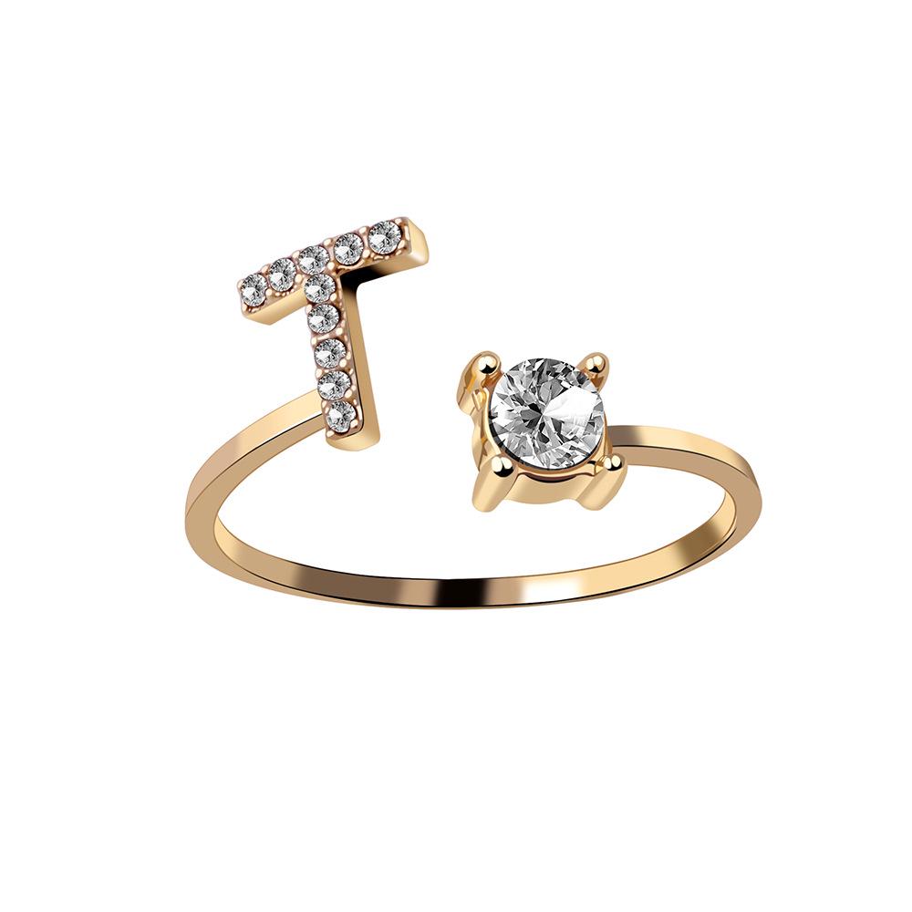 Korean-Style Adjustable Ladies' Diamond Ring