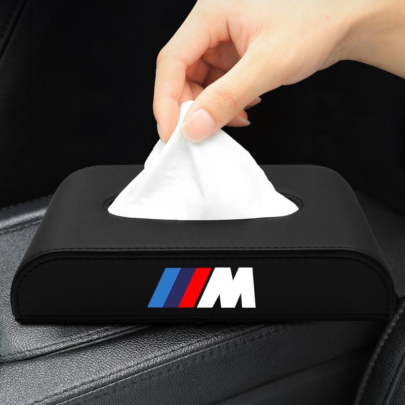 Car Tissue Box Holder Armrest Box Storage Case Car Accessories For BMW X5 X1 X3 X6 1 3 5 6 7 GT Z Series E84 E83 E70 F15 E71 F16