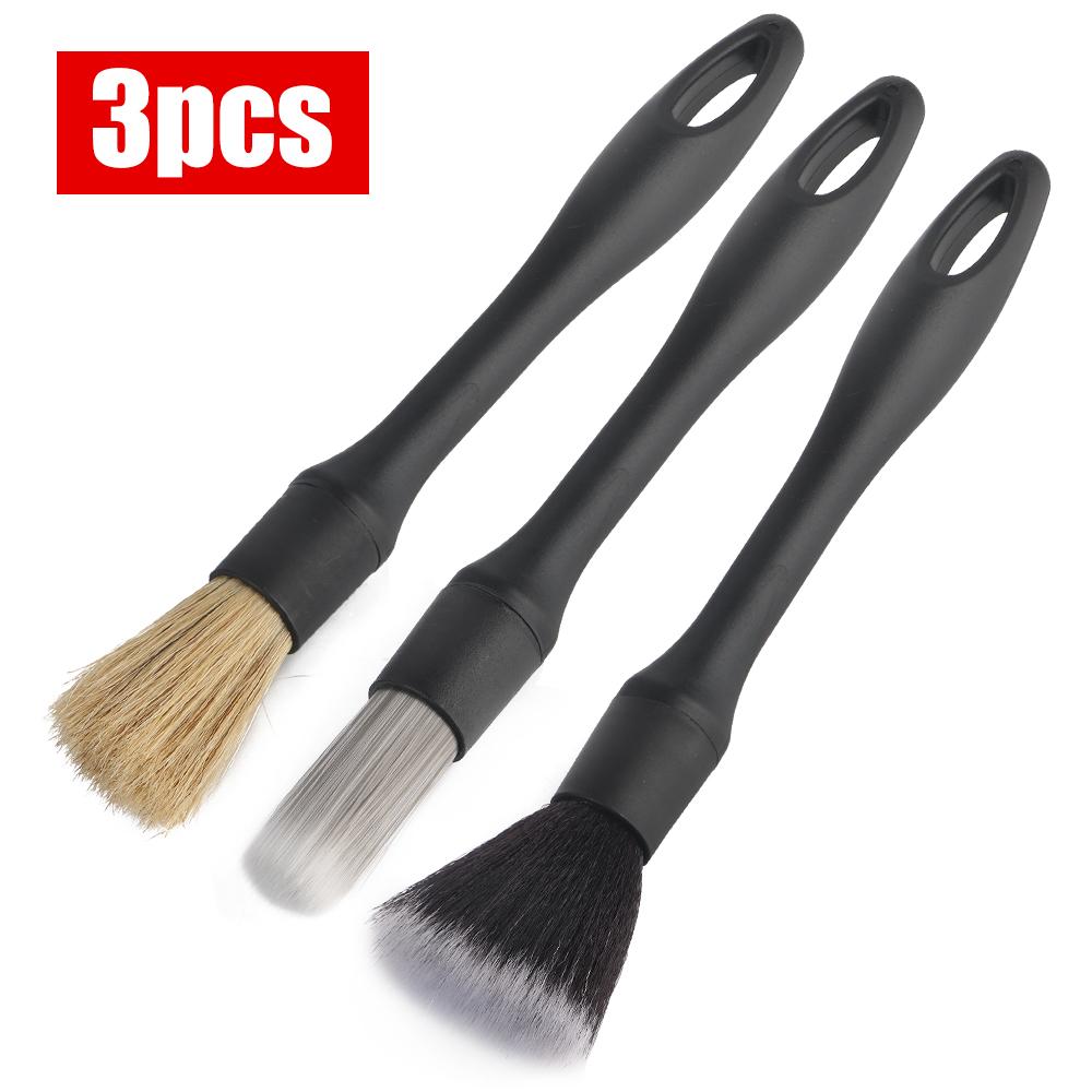 

Dash Duster Super Soft Автомобильная щетка для чистки щеток Набор щеток для удаления пыли Инструменты для салона автомобиля 3 шт. с синтетической щетиной