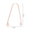 1 Pc Copper Tongue Scraper U Shaped  Cleaner Travel Handy Case Remove Breath Cleaning Coated Oral Hygiene Scrapper Tools