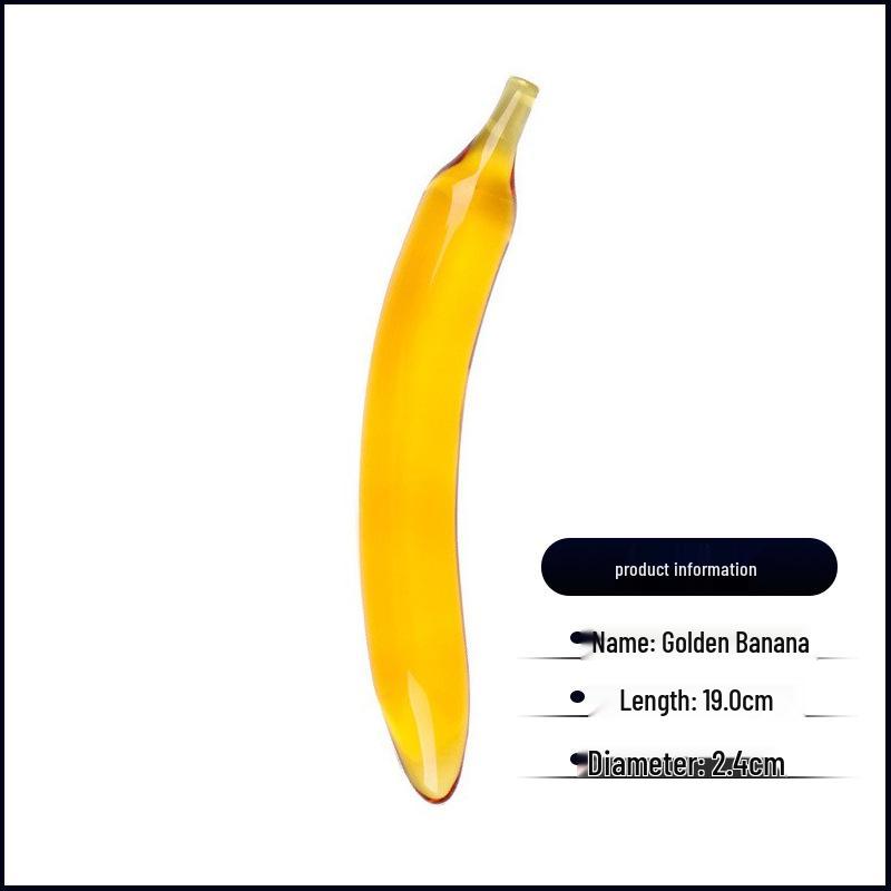 Seven-Color Crystal Glass Cucumber Dildo for Female Simulation and Erotic Insertion