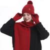 High Quality Winter Knitted Warm Set Custom Logo  Winter Gifts for Men and Women Scarf Beanie Hat and Gloves
