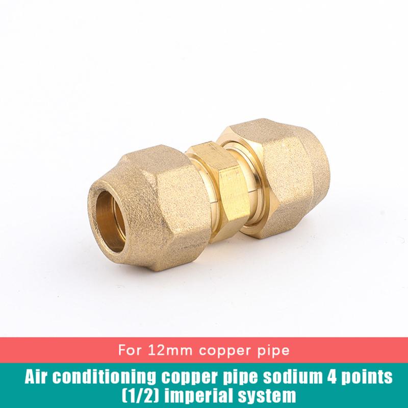 1 Stück 2 3 4 5 mm Schnellverbinder Gerades Rohrverlängerungsstück Schweißfreie Fittings Mit Bördelmuttern Kupferverbinder