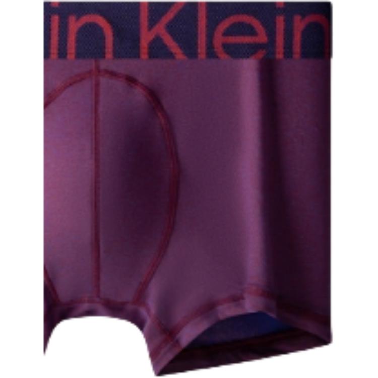 Calvin Klein Eye-Catching Jacquard Waistband Boxer Briefs Men Underwear Purple NB3671FSC