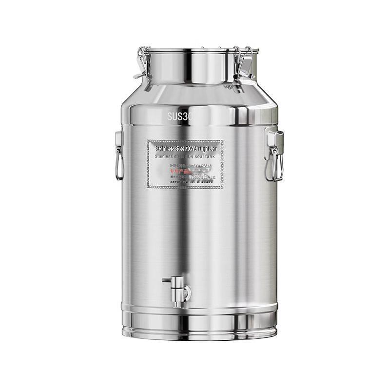 Food-Grade 304 Stainless Steel Storage Barrel