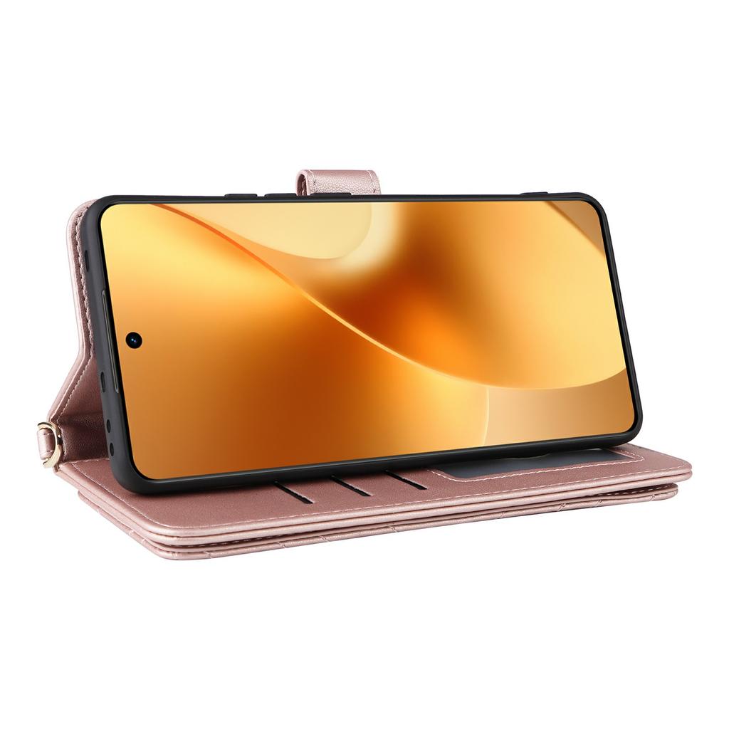 For Realme 15 Pro 5G/15 5G Case with Shoulder/Wrist Strap Leather Phone Cover Stand Wallet