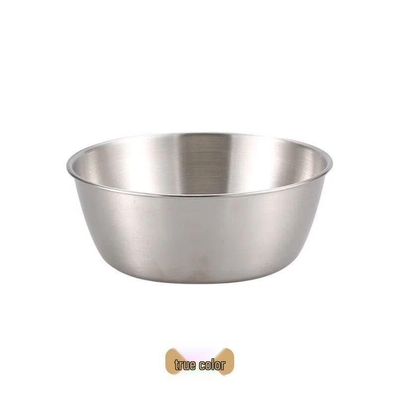 ZISIZ 304 Stainless Steel Serving Bowl with Handle