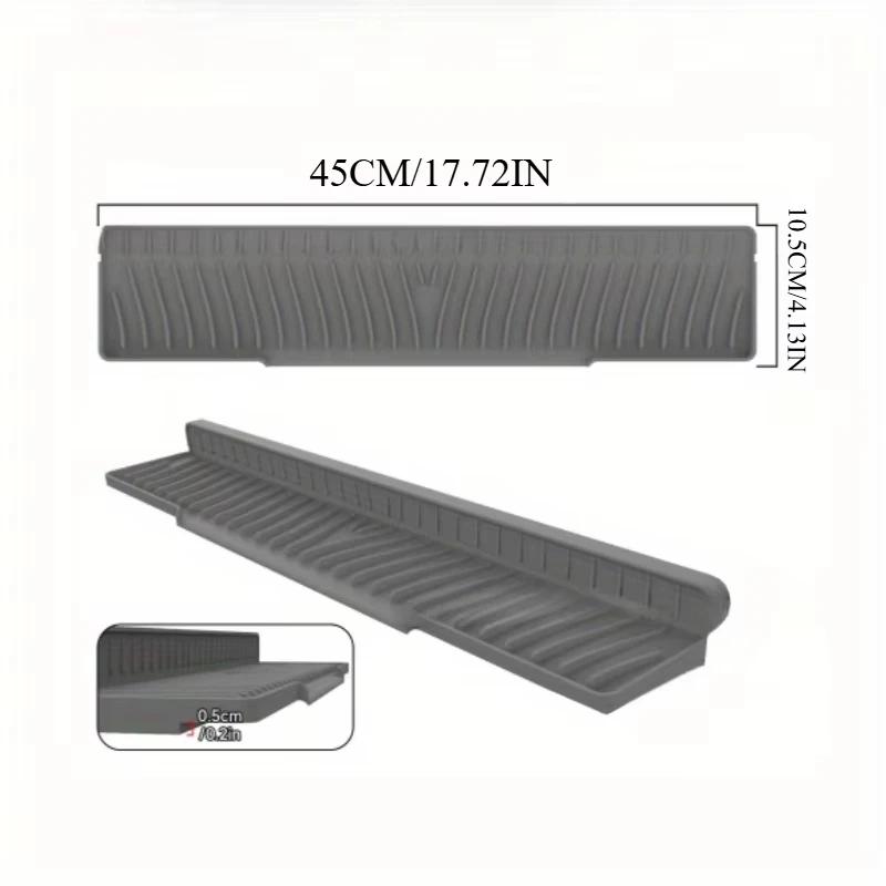 Foldable Silicone Sink Splash Guard Narrow Edge Drain Pad For Kitchen Sinks Bathroom Sink Protector Silicone Sink Splash Guard
