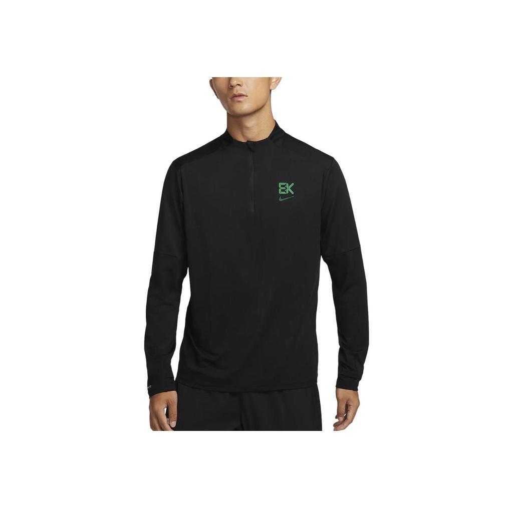 Nike Element Kipchoge Dri-FIT Quick-Dry Running Long Sleeve T-Shirt Men Tops Black FZ1079-010