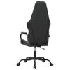 Gaming Chair with Massage Function Camouflage Color Black Artificial Leather