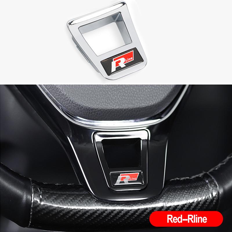 2026 Nuovo Per VW VOLKSWAGEN Cromato Copertura Decorativa Volante Auto Rivestimento Accessori Per Volkswagen VW GTI Polo Golf Passat Ti