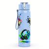 1PC Soccer Headset Splash Combination 750ml Color Plastic Water Bottle Leakproof Flip Straw Lid For Sports Office Home Use