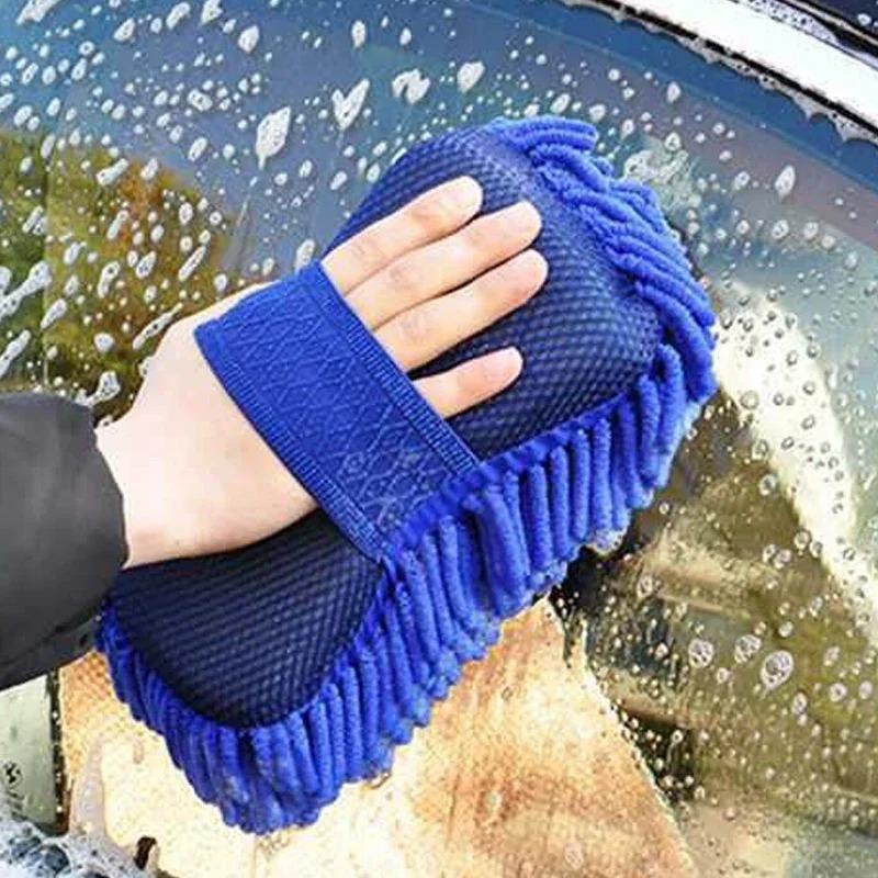 Car Wash Gloves, Super-Fine Chenille Car Wash Sponge, Care For Washing Details, Brush Pad, Multi-Functional Cleaning Tool