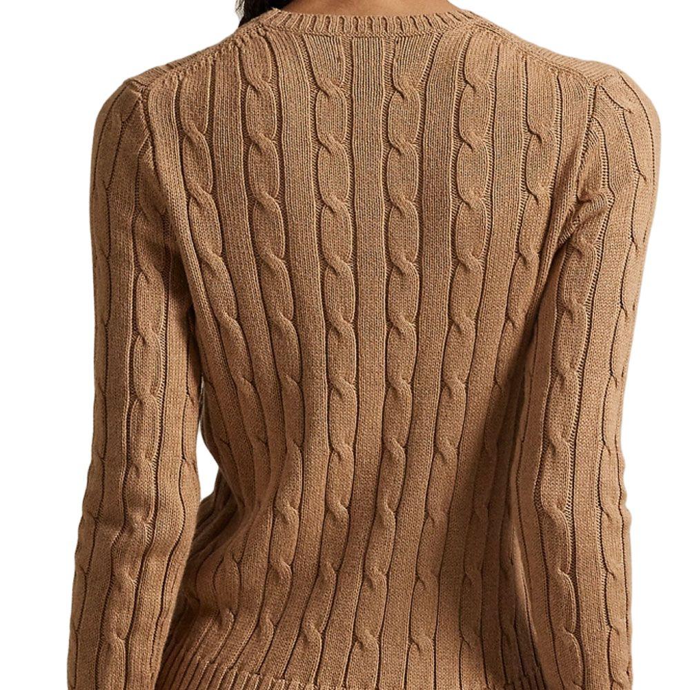 

Polo Ralph Lauren Свитер женский вязаный однотонный с длинным рукавом облегающего кроя WMPOSWENC021318260 M