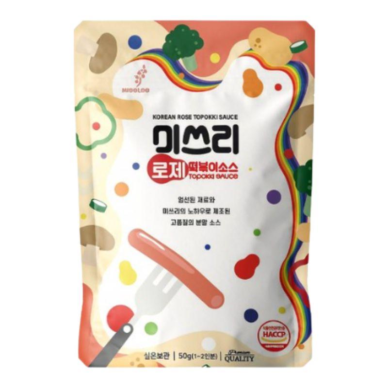 Miss Lee Rose Tteokbokki Sauce Korean Creamy Spicy Rice Cake Sauce 50g x3 1set(3ea)