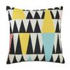 45x45cm Cartoon Cat Geometric Printed Sofa Cushion Cover Cotton Linen Home Living Room Decoration