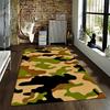Camouflage Pattern carpet Non-slip rug suitable for living room and bedroom sofas