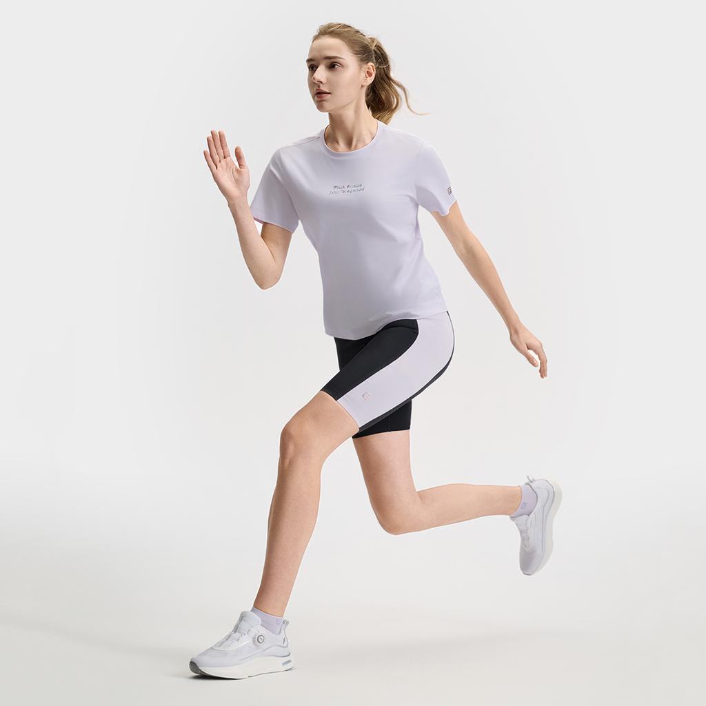 New FILA Fitness T Shirt Women's Xianxia Purple A11W521113F-VT