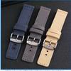 20mm 22mm Quick Release Men Watchband For Hamilton Khaki H68201993 Timex Citizen Canvas Replacement Watch Strap Gray Blue Nylon