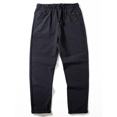 Men's Casual Pants Autumn New Style Four-Way Stretch Outdoor Functional Long Pants Basic Versatile Black Slim Straight Loose Pants