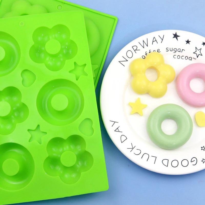 Silikon Donut Maker 3D DIY Backen Gebäck Keks Schokolade Runde Form Muffin Kuchenform Dessert Handgemacht Küchen Kochwerkzeuge