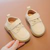 Baby 2024 Autumn New Soft Sole Shoes Children's Breathable Solid Color Small Leather Shoes Fashion and Leisure Prewalker Newborn