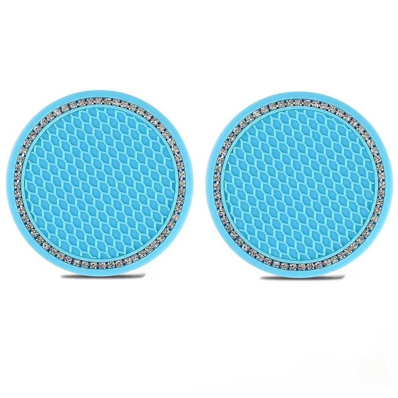 §Car Coaster Water Cup Bottle Holder Anti-slip Pad Mat Silica Gel For Interior Decoration Car Styling Accessories