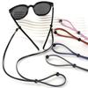 Glasses Holder Cord with Two Temple Sleeves and Sliding Length Adjusters, Adjustable Neck Cord for Keeping Eyeglasses Nearby