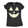 Glow In The Dark Jack O Lantern T-Shirt: Funny Womens Fall Shirt