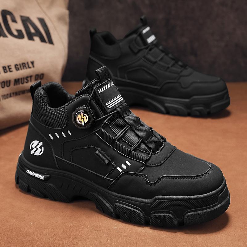 Fashion CYYTL Mens Boots Casual Shoes Winter Cowboy Combat Tactical Motorcycle Chelsea Ankle Leather Work Outdoor Hiking Designer Luxury