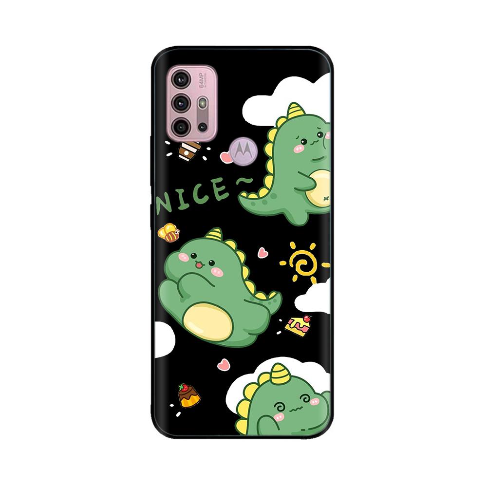 For Motorola Moto G20 Case XT2128-1 XT2128-2 Cover Cute Cartoon Painted Soft Silicone Phone Case For Moto G10 G30 G20 G60 Capa