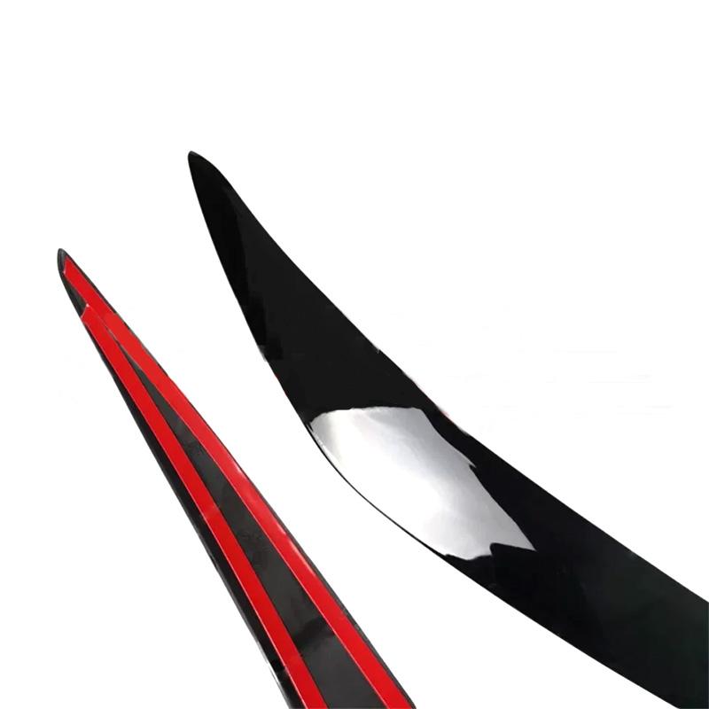 Front Headlight Eyelid Eyebrow Trim Headlight Eyebrow Eye Lid Protection Decoration for BMW 1 Series F20 F21 2015-2019 Stickers