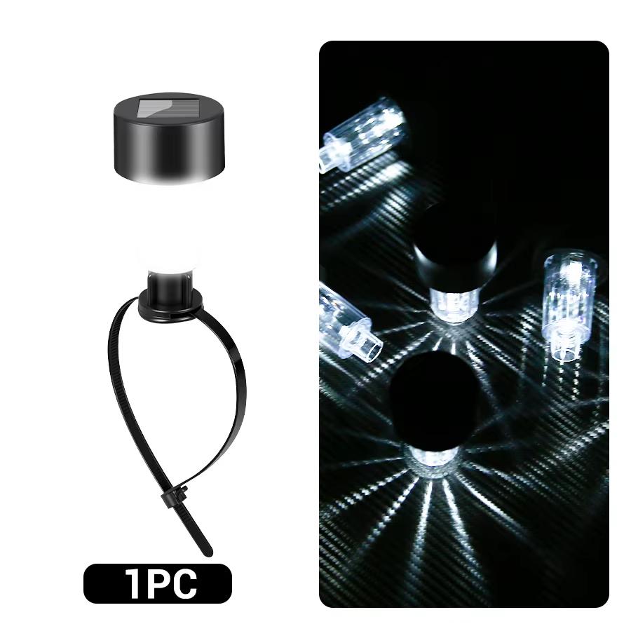 1/6Pack Solar Pool Lights Waterproof LED Outdoor Home Fence Path Multi-Color Garden Wall Accessories Decorative Ambient Lighting