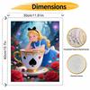 Disney Alice In Wonderland Painting by Numbers Hand Filled Drawing Art Kit Home Decor