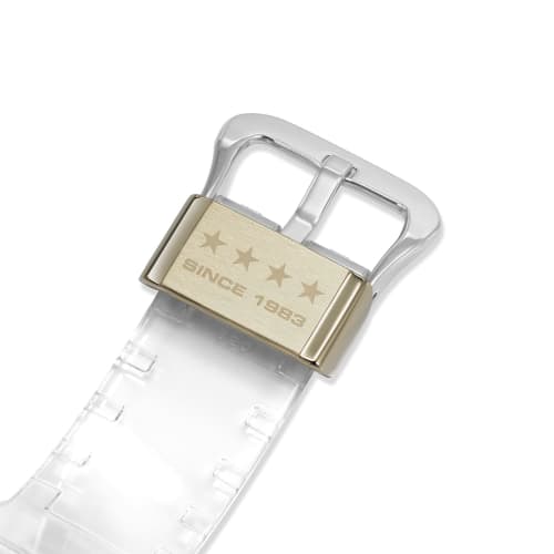 Casio G-Shock GMA-S114RX-7A S Series Mid-Size Watch, 40th Anniversary Clear Remix, Limited Edition, Boys' Size, Overseas Model