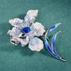 Fashion Crystal Flower Brooch Pin Rhinestone Brooches Wedding Jewelry Gift Party