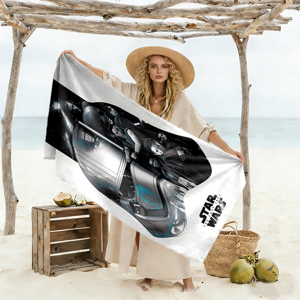 Star Wars Beach Towel Soft Durable Quick-Dry Comfortable Lightweight Suitable for Sports, Travel, Swimming, Yoga, Bathroom, Beach, And Pool