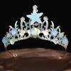 Hair Accessories Crystal Shell Mermaid Sea Star Crown Tiara Headband Tiaras Headwear  Glam Looks