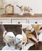 Long-tailed Tit (Shimaenaga) Bird Garden Ornament, Figurine, Decorative Item, Interior Decoration, Set of 3