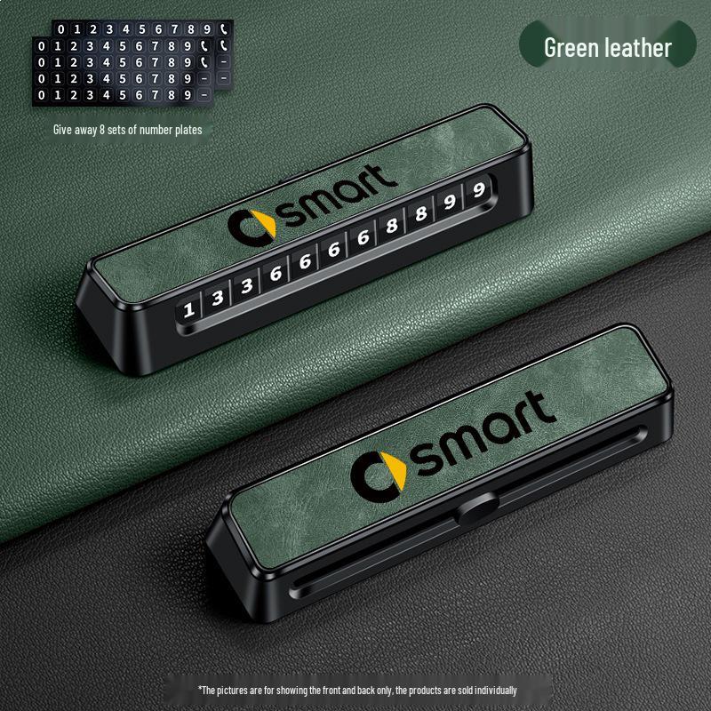 Compatible with Mercedes Smart 1-3 Car Temporary Parking Double Phone Card Sign