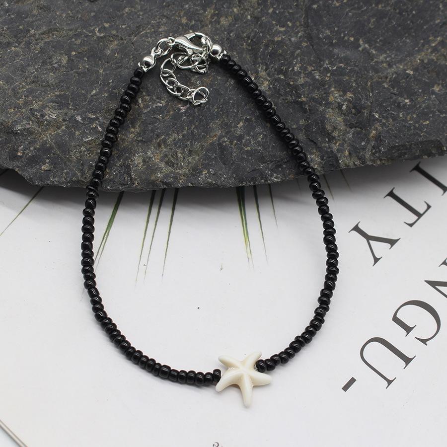 Neuer Strandstil Muschel Halskette Perlen Choker Halsketten für Frauen Handgefertigt Seestern Anhänger Mode Ozean